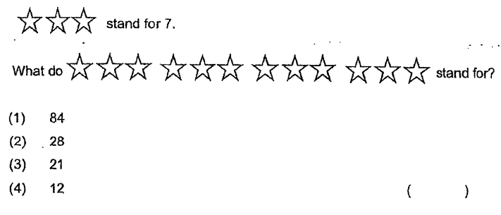 star pattern question P3 Maha Bodhi 2023 Term 1 explained