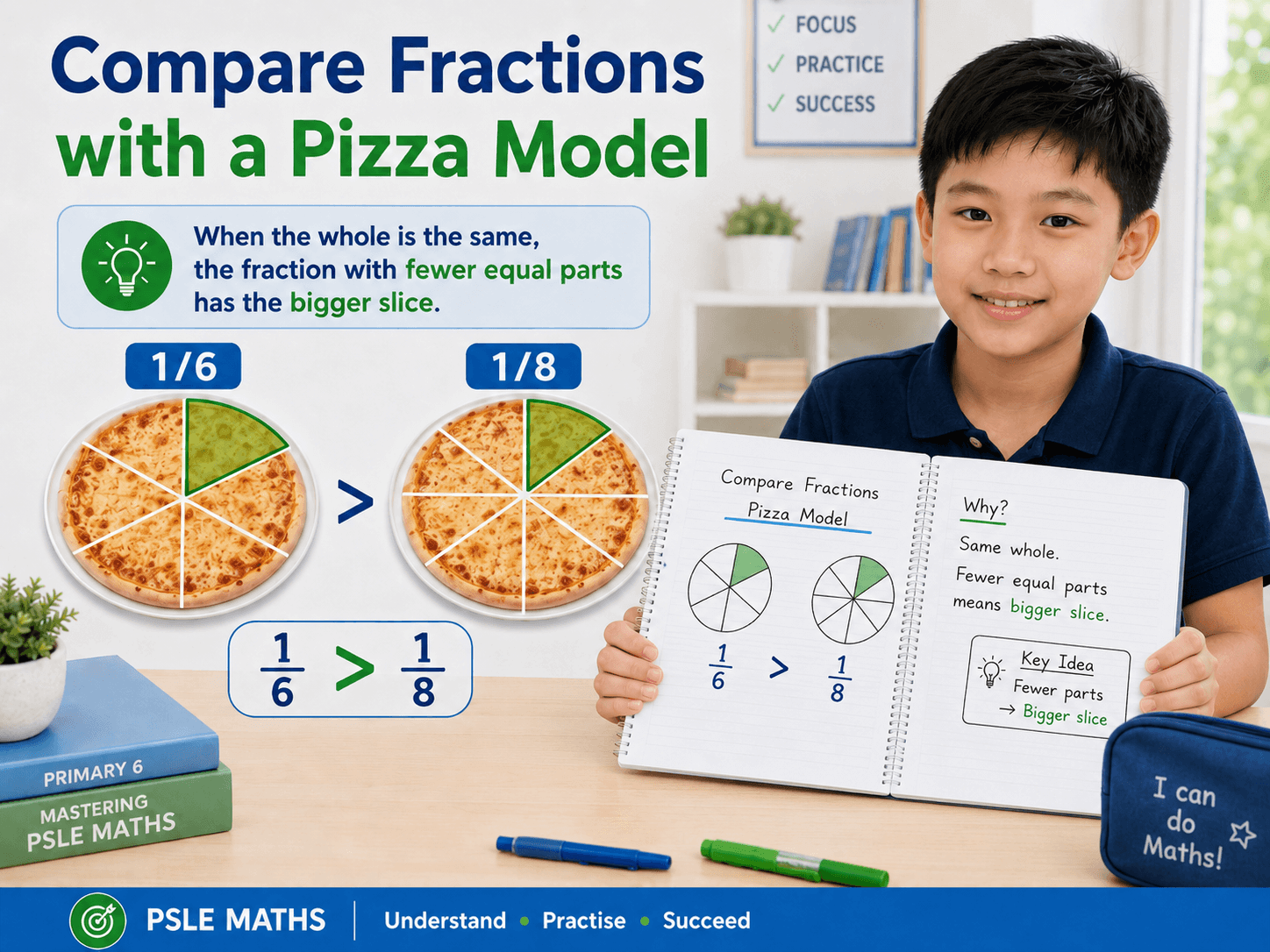 Simple Compared Compare Fractions: PSLE Maths Made Simple
